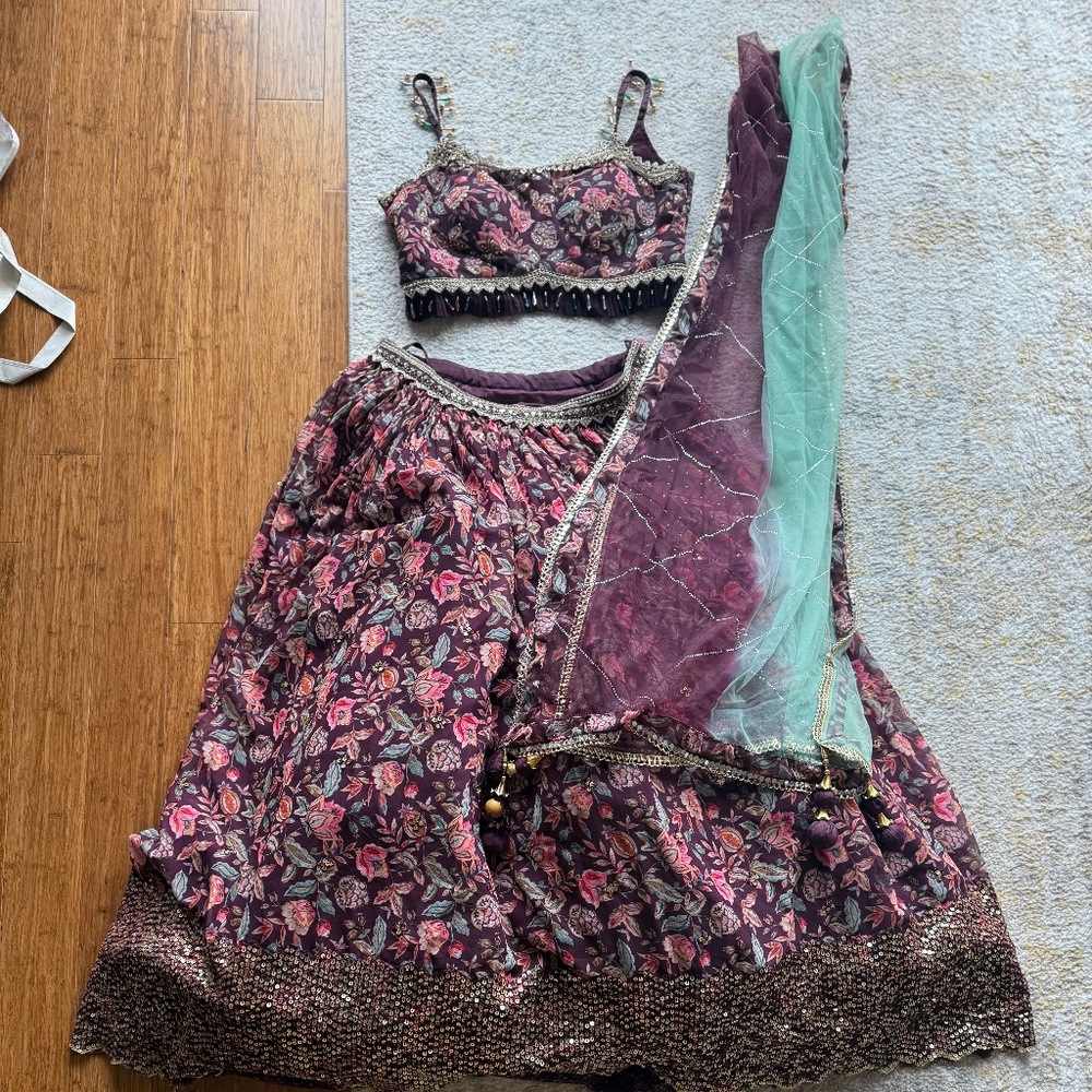 Multi Colored Lehenga